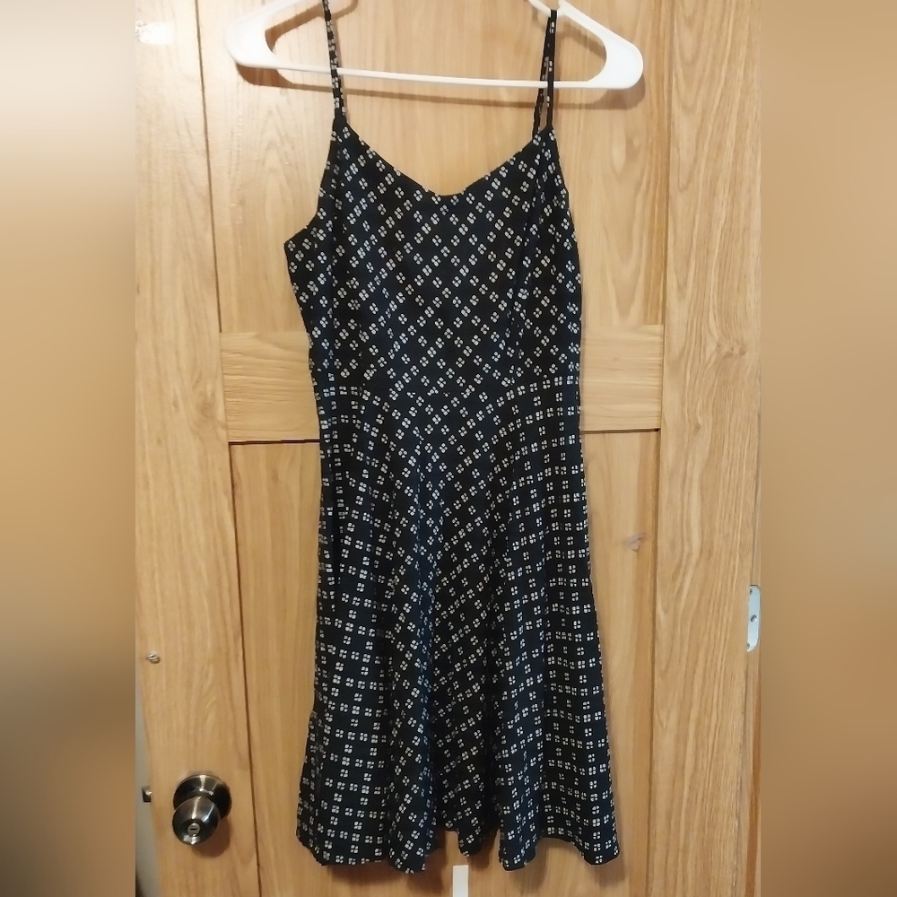 Old Navy Spaghetti Strap Black and White Dress Size Small NWT